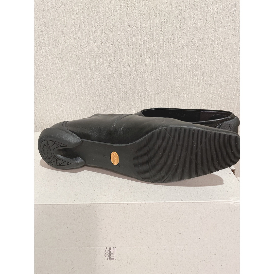 SHISEI TIGHT SQUARE SLIPON／black レディースの靴/シューズ(スリッポン/モカシン)の商品写真