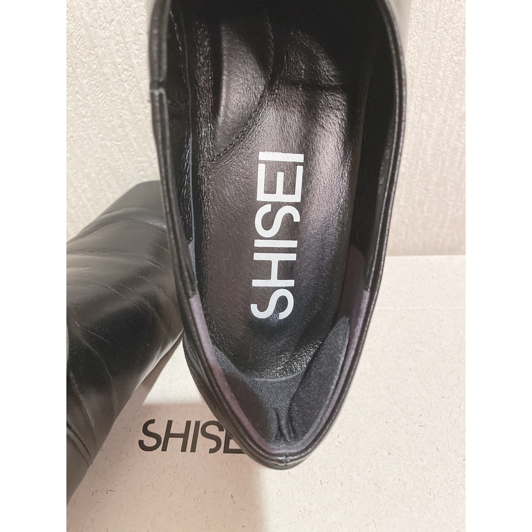 SHISEI TIGHT SQUARE SLIPON／black レディースの靴/シューズ(スリッポン/モカシン)の商品写真