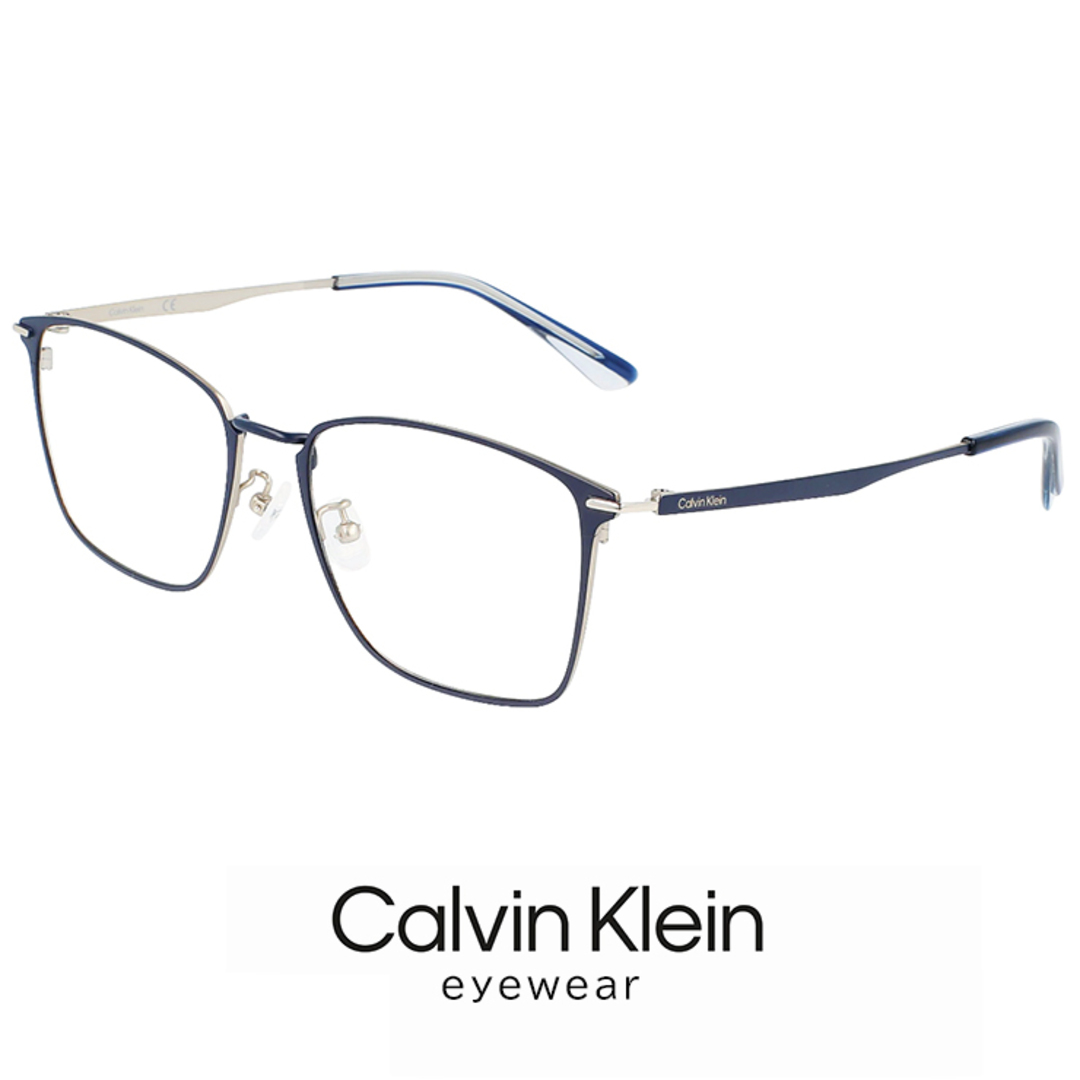 【新品】 メンズ カルバンクライン メガネ ck21137a-438 calvin klein 眼鏡 ck21137a 438 スクエア ウェリントン 型 めがね カルバン・クライン チタン メタル フレーム