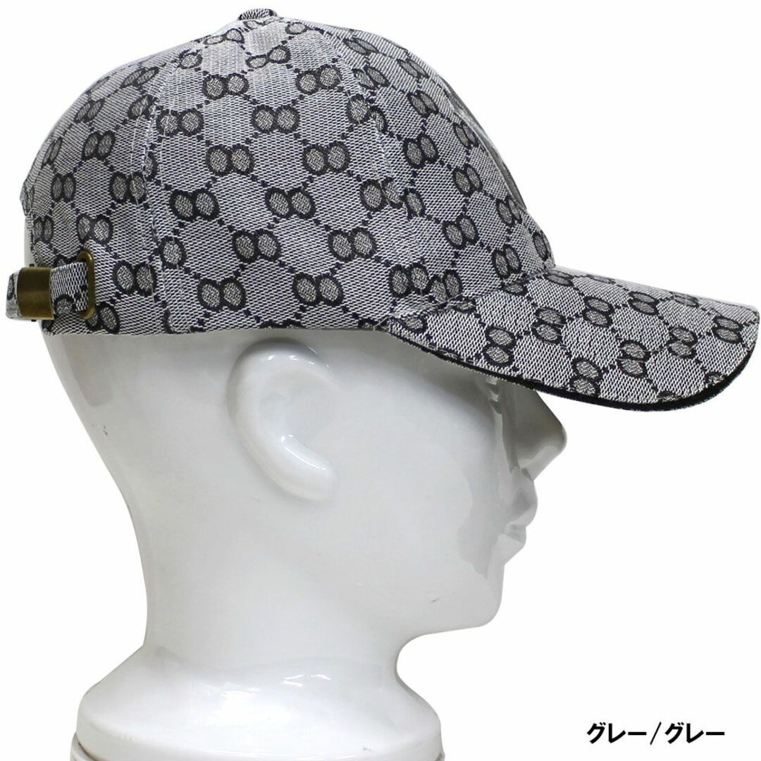 帽子 メンズ レディース カジュアル キャップ モノグラム MY グレーグレー メンズの帽子(キャップ)の商品写真