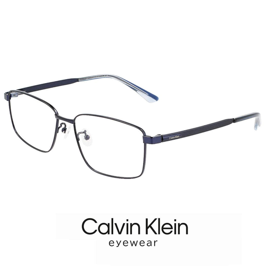 【新品】 メンズ カルバンクライン メガネ ck21139a-438 calvin klein 眼鏡 ck21139a スクエア 型 めがね カルバン・クライン チタン メタル フレーム