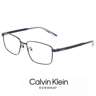 カルバンクライン(Calvin Klein)の【新品】 メンズ カルバンクライン メガネ ck21139a-438 calvin klein 眼鏡 ck21139a スクエア 型 めがね カルバン・クライン チタン メタル フレーム(サングラス/メガネ)