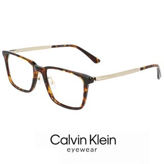 カルバンクライン(Calvin Klein)の【新品】 メンズ カルバンクライン メガネ ck21534a-220 calvin klein 眼鏡 ck21534a ウェリントン スクエア 型 めがね カルバン・クライン コンビネーション フレーム(サングラス/メガネ)