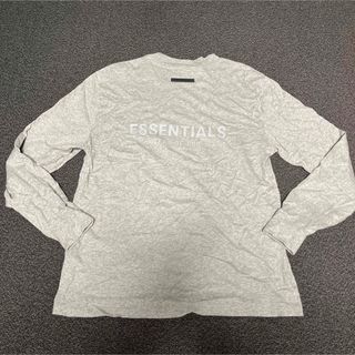 フィアオブゴッド(FEAR OF GOD)のESSENTIALS FOG エッセンシャルズ ラバーロゴ 美品 ロンT(Tシャツ/カットソー(七分/長袖))