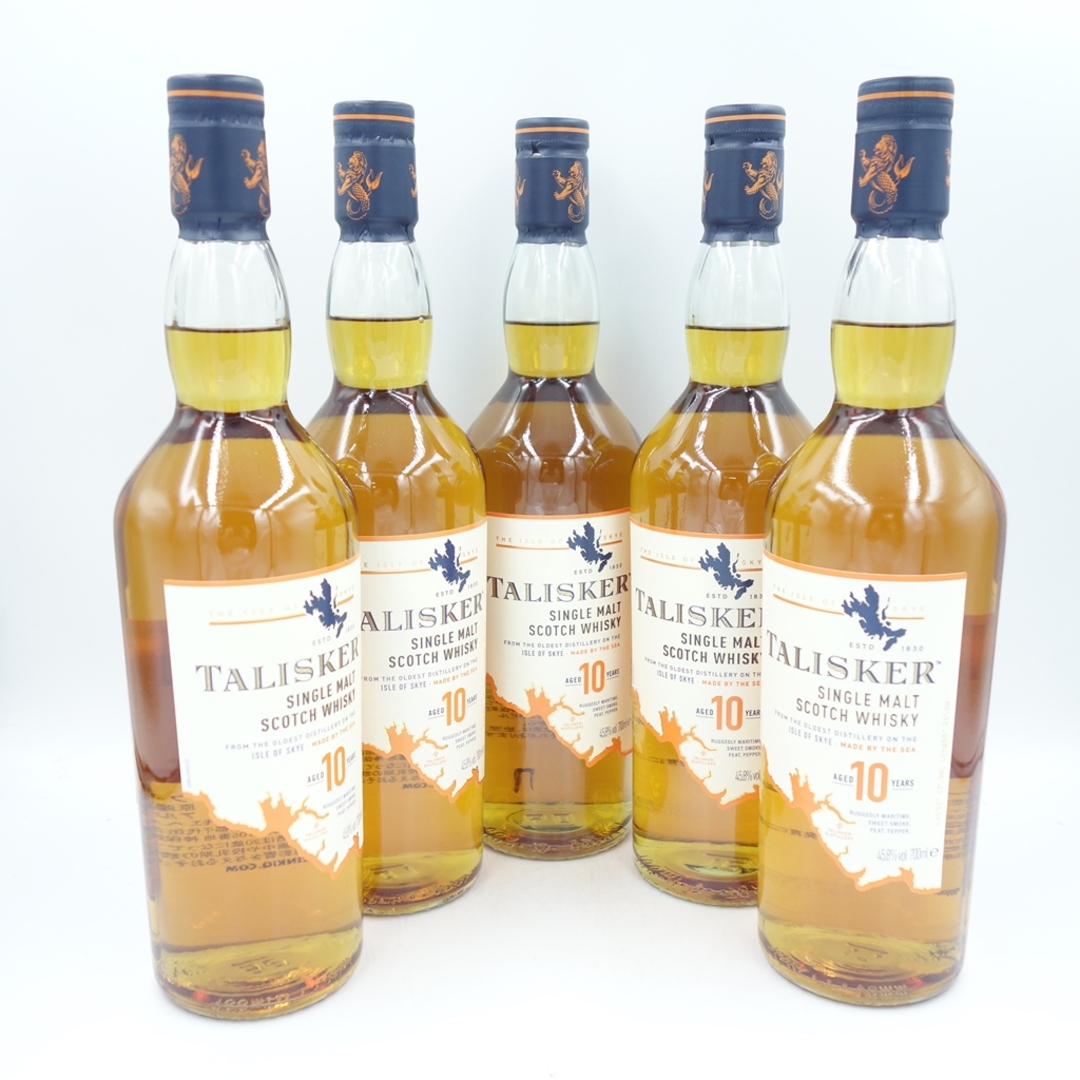 タリスカー 10年 700ml 45.8％ TALISKER 5本セット【7F】