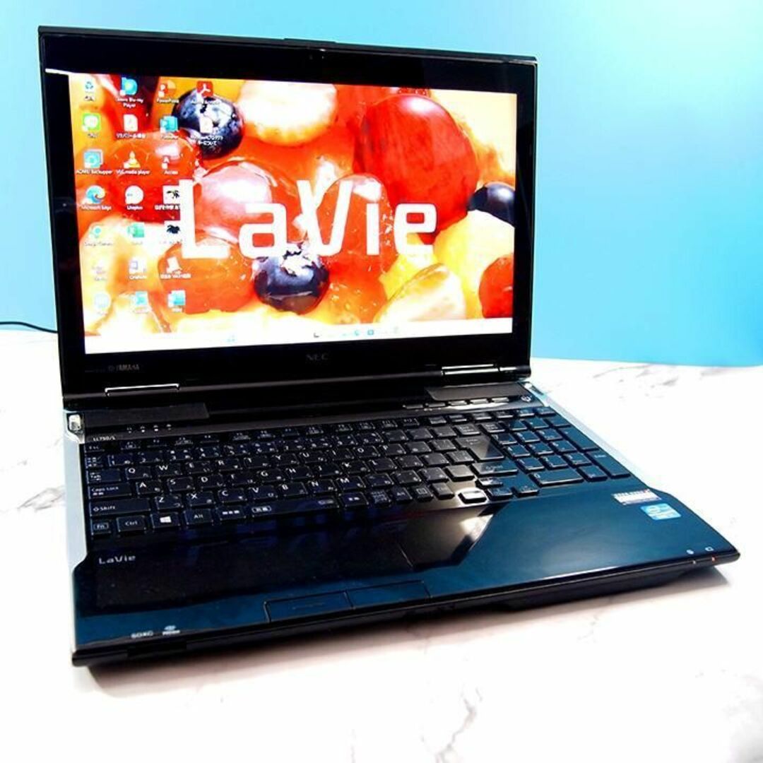 Core-i7搭載♡NECノートパソコン★爆速SSD新品★16GB★カメラ★BD