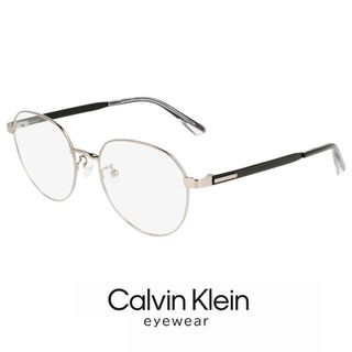 カルバンクライン(Calvin Klein)の【新品】 カルバンクライン メガネ ck22107lb-014 calvin klein 眼鏡 メンズ レディース ck22107lb ラウンド ボストン 型 めがね カルバン・クライン チタン メタル フレーム 丸メガネ(サングラス/メガネ)