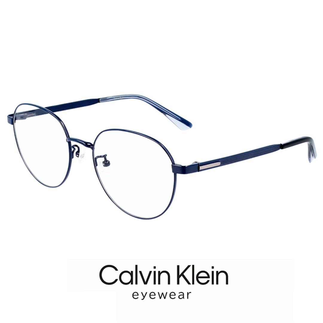 Calvin Klein(カルバンクライン)の【新品】 カルバンクライン メガネ ck22107lb-438 calvin klein 眼鏡 メンズ レディース ck22107lb ラウンド ボストン 型 めがね カルバン・クライン チタン メタル フレーム 丸メガネ メンズのファッション小物(サングラス/メガネ)の商品写真