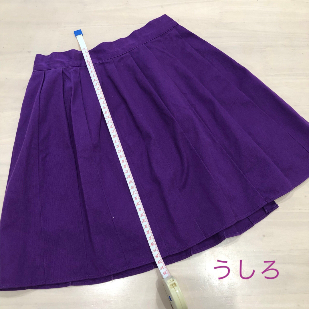 lovetoxic ラブトキ☆紫スリットスカート、プリーツスカート☆L/160サイズ☆着用1度のみの通販 by moa1422's shop｜ ラブトキシックならラクマ