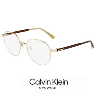 カルバンクライン(Calvin Klein)の【新品】 カルバンクライン メガネ ck22107lb-717 calvin klein 眼鏡 メンズ レディース ck22107lb ラウンド ボストン 型 めがね カルバン・クライン チタン メタル フレーム 丸メガネ(サングラス/メガネ)