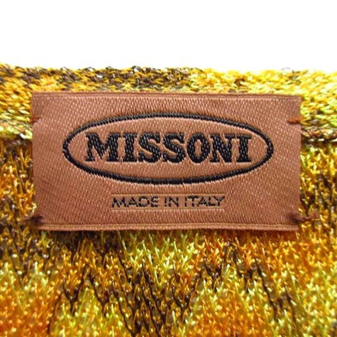 MISSONI(ミッソーニ)のミッソーニ セットアップ レーヨン シャツ ロング スカート 黄 42 44 レディースのトップス(アンサンブル)の商品写真