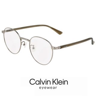 カルバンクライン(Calvin Klein)の【新品】 カルバンクライン 小さめ メガネ ck22129lb-014 calvin klein 眼鏡 小さい サイズ めがね メンズ レディース チタン メタル フレーム ボストン型 丸メガネ 48mm(サングラス/メガネ)