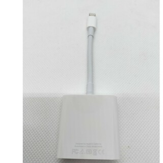 Apple純正 Lightning - USB 3カメラアダプタ A1619(その他)