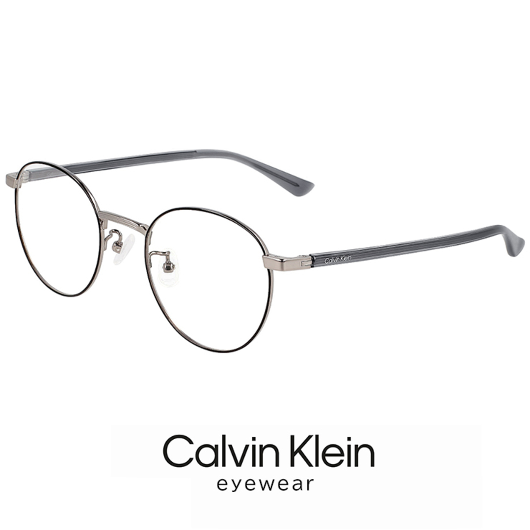 Calvin Klein(カルバンクライン)の【新品】 カルバンクライン 小さめ メガネ ck22129lb-015 calvin klein 眼鏡 小さい サイズ めがね メンズ レディース チタン メタル フレーム ボストン型 丸メガネ レディースのファッション小物(サングラス/メガネ)の商品写真