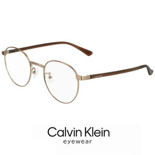 カルバンクライン(Calvin Klein)の【新品】 カルバンクライン 小さめ メガネ ck22129lb-719 calvin klein 眼鏡 小さい サイズ めがね メンズ レディース チタン メタル フレーム ボストン型 丸メガネ(サングラス/メガネ)