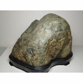 黒緑 18kg 翡翠 ヒスイ 翡翠原石 原石 鉱物 鑑賞石 自然石 誕生石-