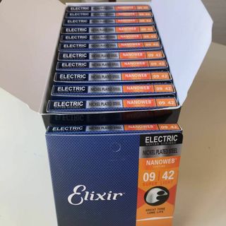 Elixir エリクサー エレキギター弦 09/42 弦 12個セット