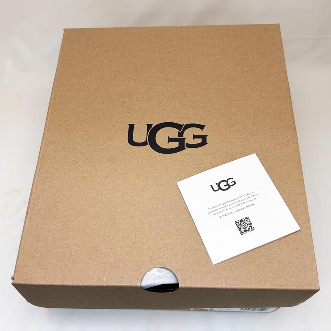 新品UGG スノーシューズ スリッポン MAXI CLOG ブラウン25.0cm