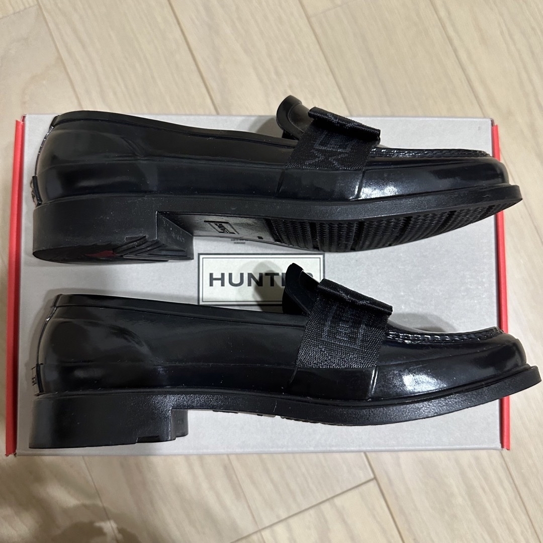 HUNTER - HUNTER ボウグロスペニーローファーの通販 by m's shop