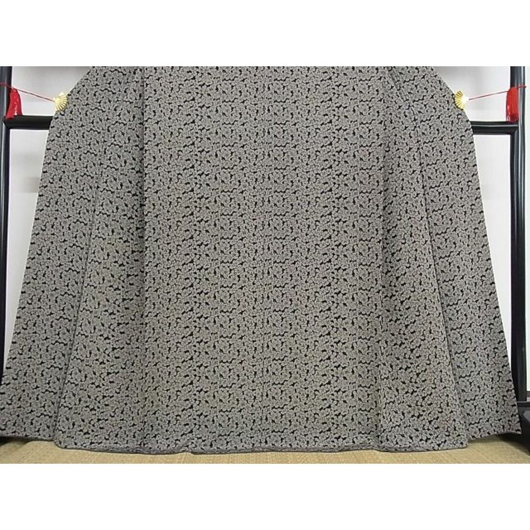 平和屋-こころ店□極上 小紋 花尽くし 着丈166cm 裄丈71cm 正絹 逸品