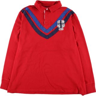 ラルフローレン(Ralph Lauren)の古着 ラルフローレン Ralph Lauren POLO by Ralph Lauren 長袖 ポロシャツ メンズXXL /eaa367751(ポロシャツ)