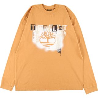 ティンバーランド(Timberland)の古着 ティンバーランド Timberland ロングTシャツ ロンT メンズL /eaa368796(Tシャツ/カットソー(半袖/袖なし))