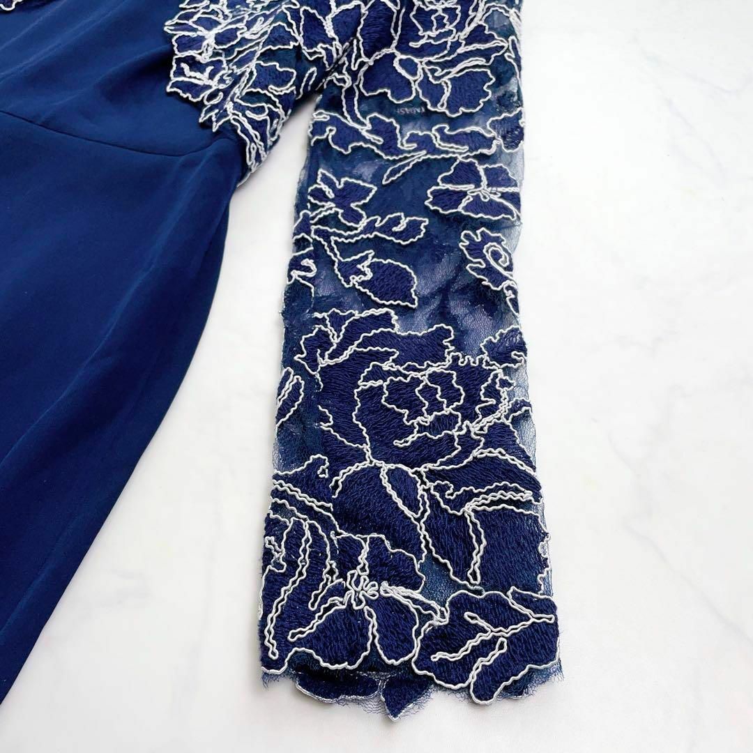 【TADASHI SHOJI】未使用*ロングドレス 花柄刺繍 ボレロ パーティー