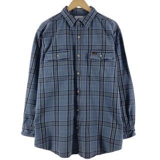 カーハート(carhartt)の古着 カーハート Carhartt 長袖 チェック柄 ヘビーネルシャツ メンズXL /eaa368458(シャツ)