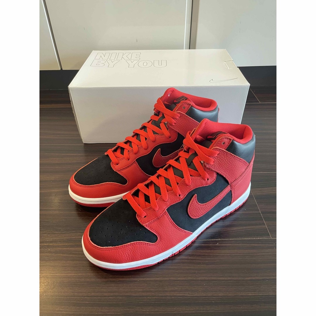 NIKE - 新品 28.5 NIKE BY YOU DUNK HIGH裏ダンクの通販 by her's shop