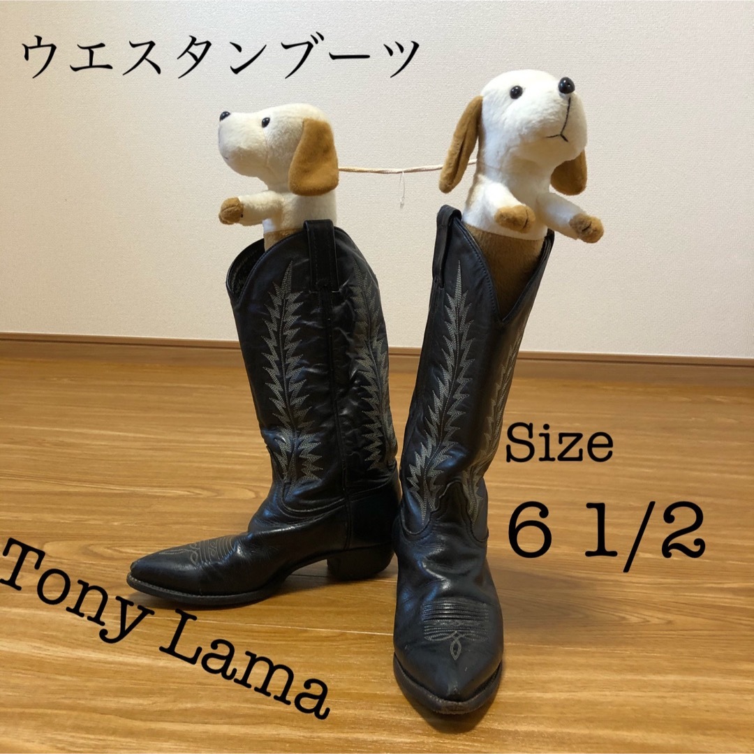 Tony Lama(トニーラマ)の【TonyLama】　ウエスタンブーツ　6 1/2 レディースの靴/シューズ(ブーツ)の商品写真