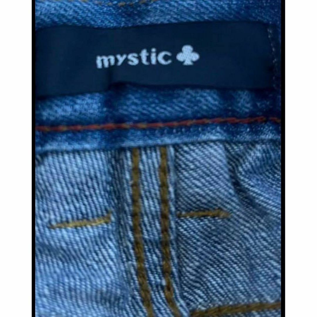 mystic(ミスティック)のミスティック mystic デニム ショートパンツ S ダメージ加工 スタッズ レディースのパンツ(ショートパンツ)の商品写真