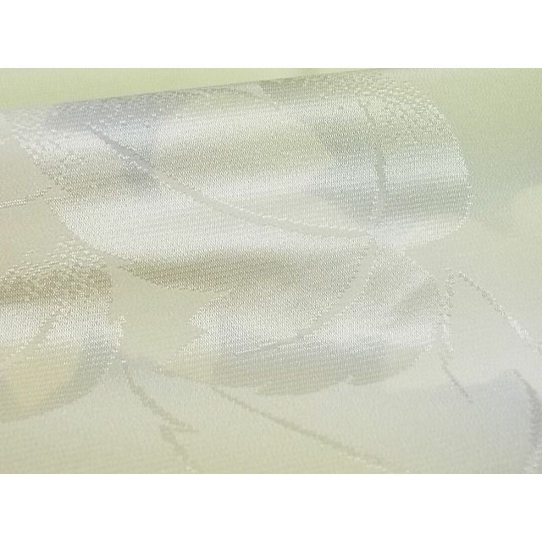 平和屋-こころ店■長襦袢　無双仕立て　蔦の葉地紋　暈し染め　やまと誂製　正絹　逸品　3kk1736