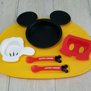 ディズニー(Disney)のミッキー♡食器ｾｯﾄ♡新品(プレート/茶碗)