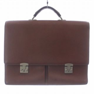 バリー(Bally)のバリー BALLY ビジネスバッグ 書類バッグ レザー 金具 鍵付き ロゴ 茶色(その他)