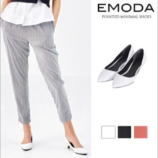 エモダ(EMODA)のPOINTED MINIMAL SHOES(ハイヒール/パンプス)