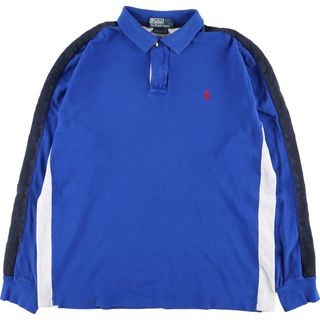 ラルフローレン(Ralph Lauren)の古着 ラルフローレン Ralph Lauren POLO by Ralph Lauren 長袖 ポロシャツ メンズL /eaa368766(ポロシャツ)