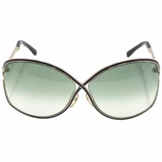 トムフォード(TOM FORD)の美品 トムフォード サングラス プラスチック ブラックxグリーン JJS0264(サングラス/メガネ)