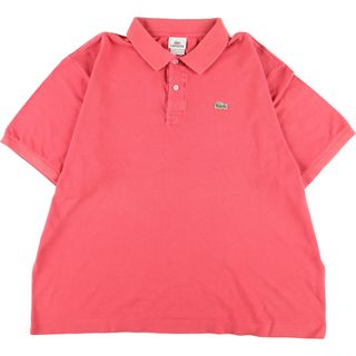 ラコステ(LACOSTE)の古着 ラコステ LACOSTE フランス企画 半袖 ポロシャツ 8 メンズXL /eaa368767(ポロシャツ)