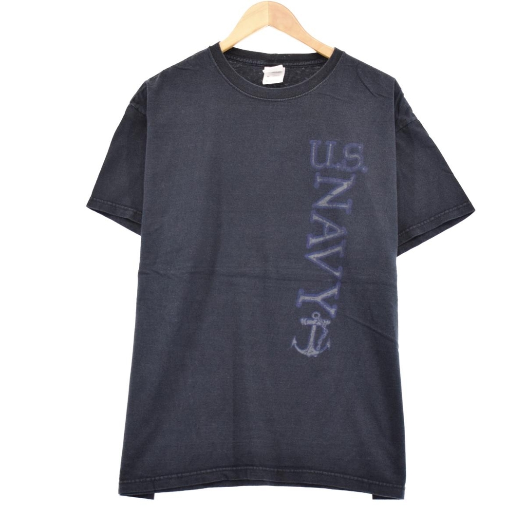 フルーツオブザルーム FRUIT OF THE LOOM U.S.NAVY 両面プリント プリントTシャツ メンズXL /eaa313784