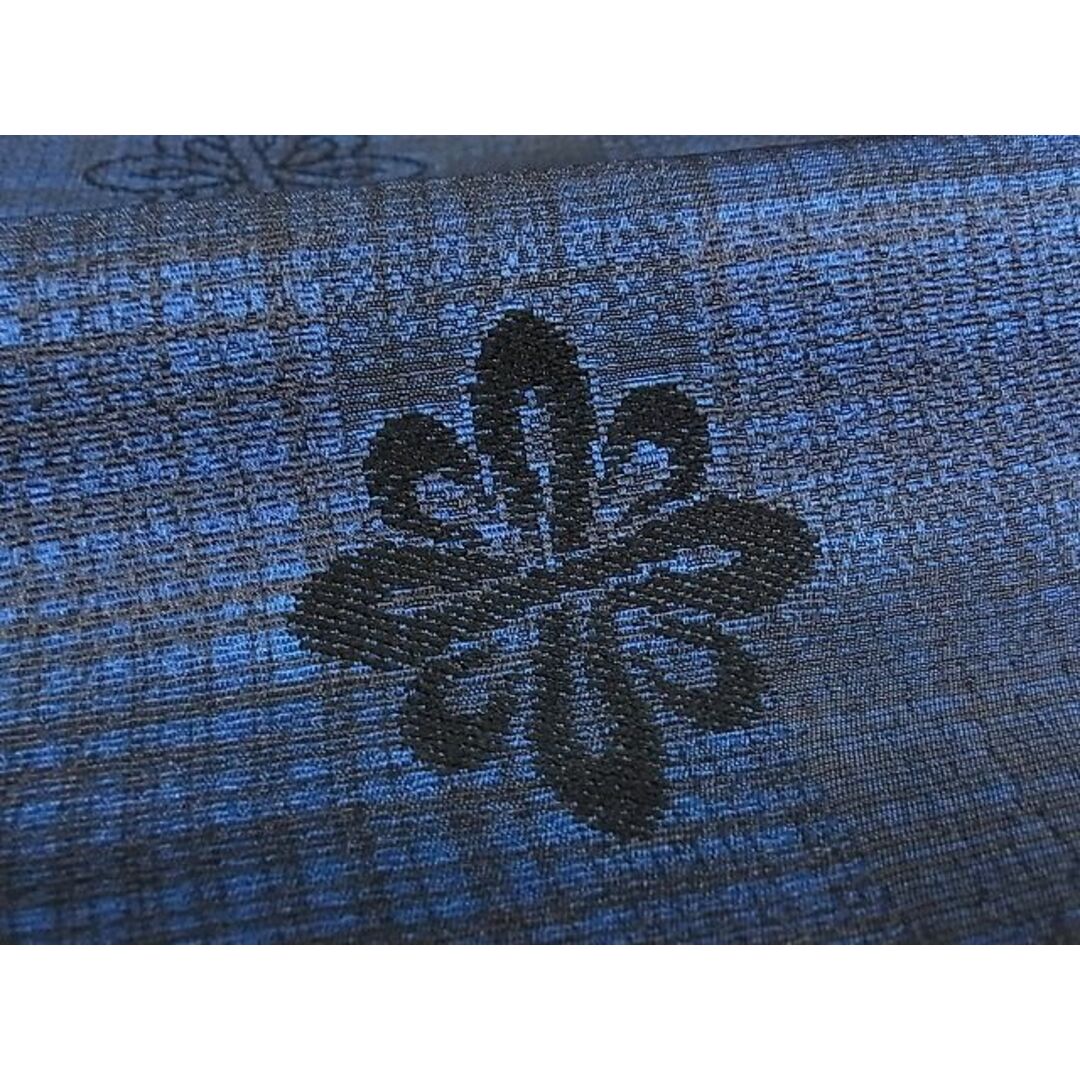 平和屋-こころ店■極上 キモノデザイナー 斉藤上太郎 小紋 花菱文 着丈160cm 裄丈67.5cm 正絹 逸品 3kk1457 8
