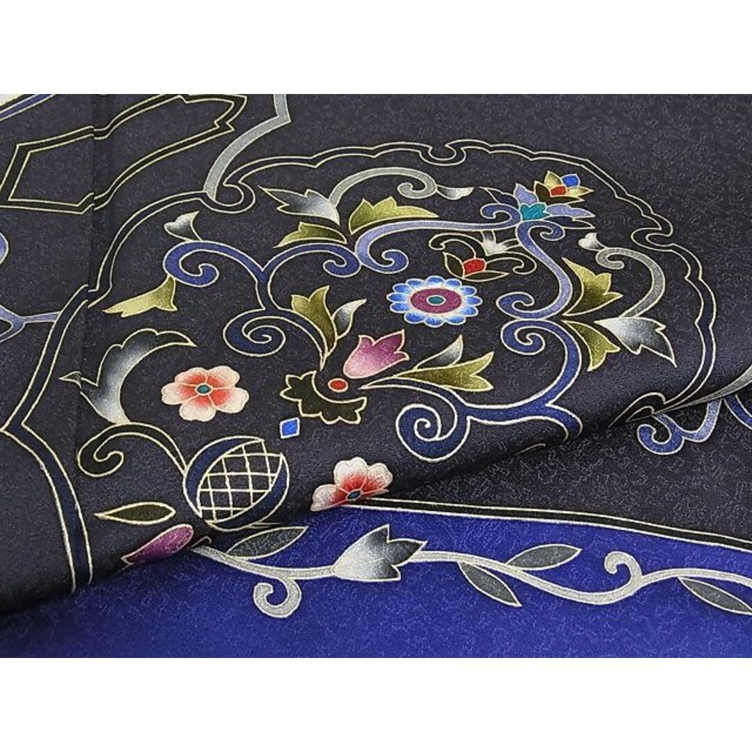平和屋-こころ店□訪問着 作家物 飾花文 金彩 着丈161.5cm 裄丈66cm
