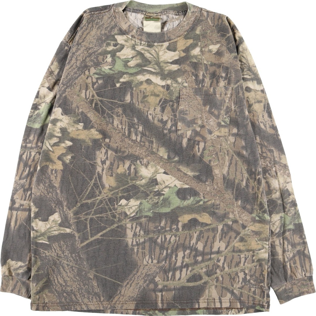 MOSSY OAK 迷彩柄 リアルツリーカモ ロングTシャツ ロンT メンズL /eaa368490