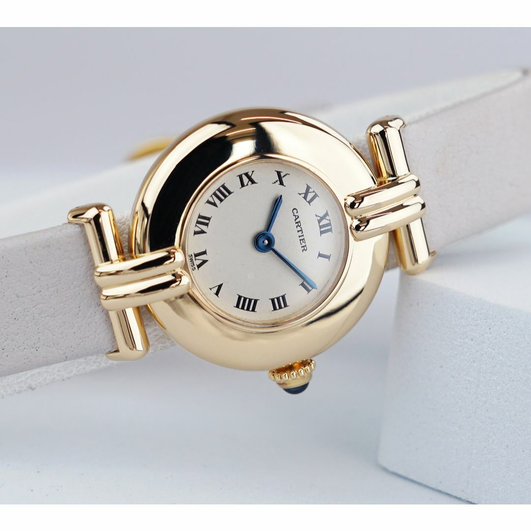 Cartier(カルティエ)の美品 カルティエ コリゼ 18KYG ホワイト ローマン SM Cartier  レディースのファッション小物(腕時計)の商品写真