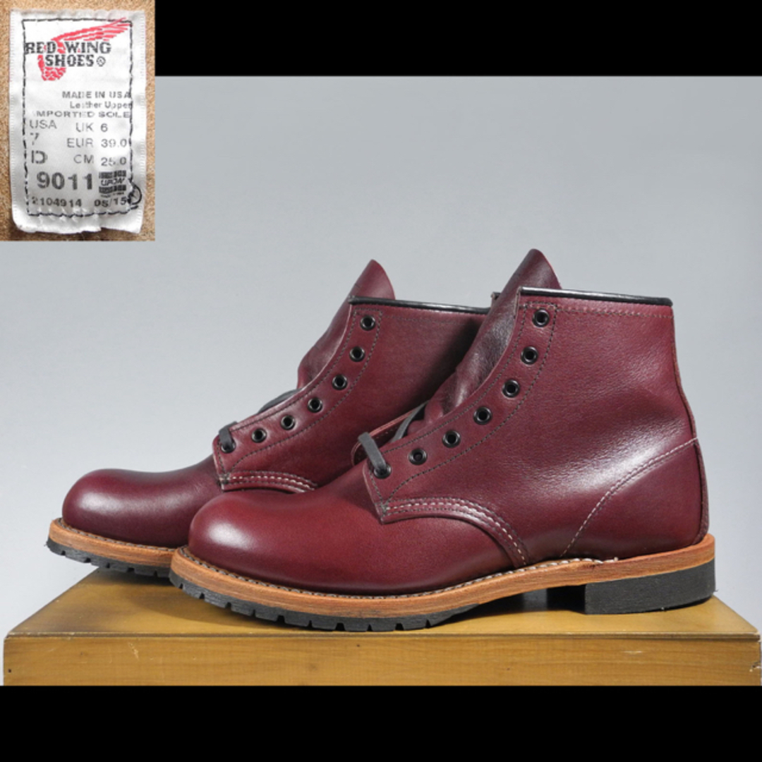 【廃盤美品】REDWING 9011 ベックマンシューズ ブラックチェリー