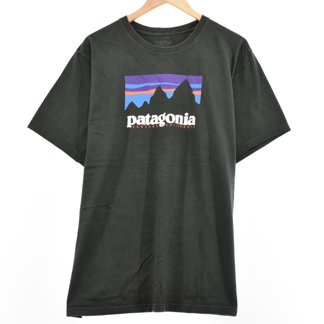 16年製 パタゴニア Patagonia 半袖 プリントTシャツ メンズL /eaa313758