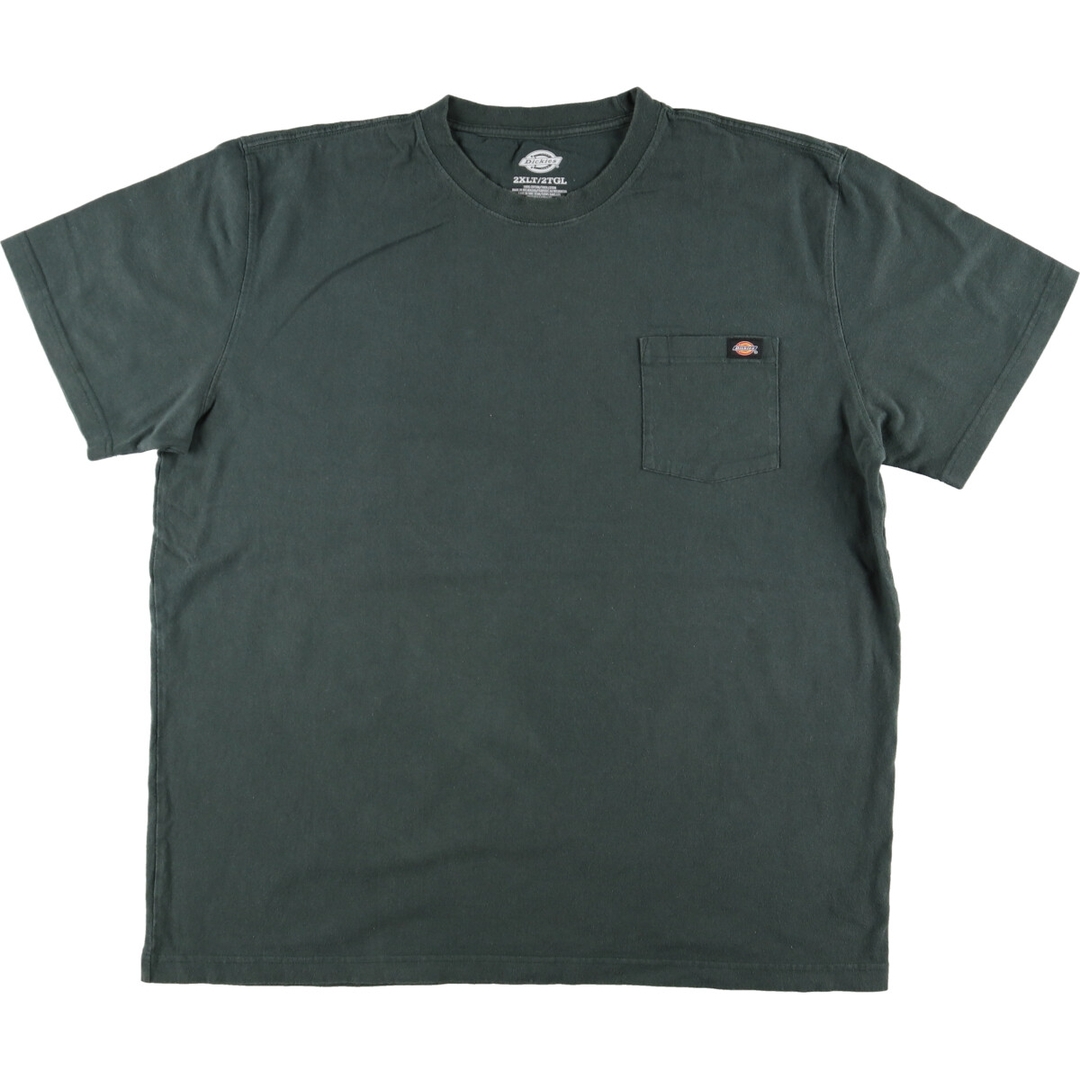 Dickies(ディッキーズ)の古着 ディッキーズ Dickies 半袖 ワンポイントロゴポケットTシャツ メンズXXL /eaa313766 メンズのトップス(Tシャツ/カットソー(半袖/袖なし))の商品写真