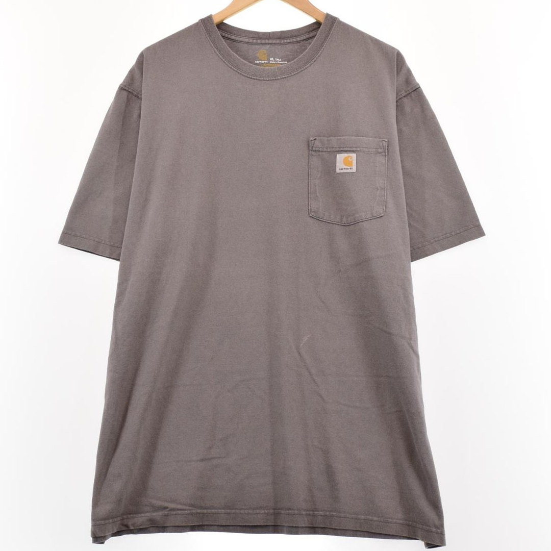 carhartt(カーハート)の古着 カーハート Carhartt ORIGINAL FIT 半袖 ワンポイントロゴポケットTシャツ メンズXXL /eaa313981 メンズのトップス(Tシャツ/カットソー(半袖/袖なし))の商品写真