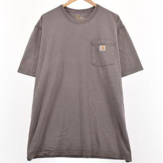 カーハート(carhartt)の古着 カーハート Carhartt ORIGINAL FIT 半袖 ワンポイントロゴポケットTシャツ メンズXXL /eaa313981(Tシャツ/カットソー(半袖/袖なし))