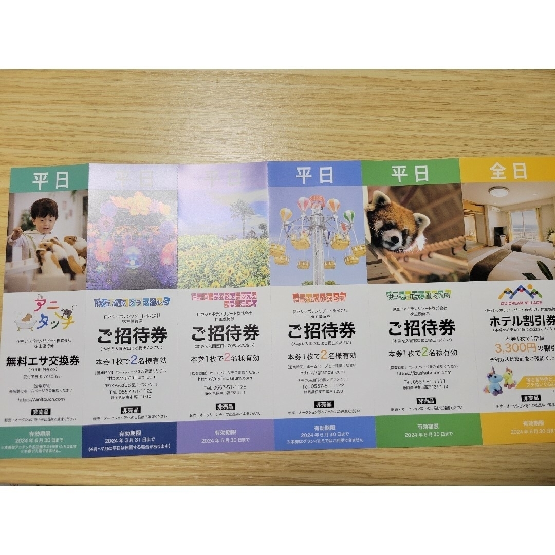 伊豆シャボテンリゾート株式会社 株主優待券 12枚の通販 by 🍊みかりこ