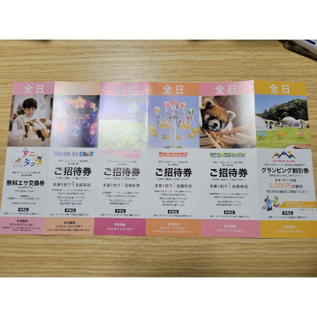 伊豆シャボテンリゾート株式会社 株主優待券 12枚の通販 by 🍊みかりこ